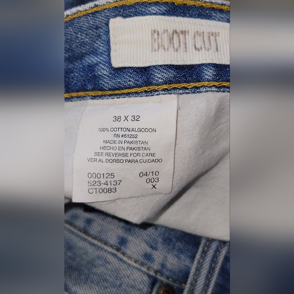 Men's Arizona Blue Size 38 X 32 Boot Cut Jeans - Picture 9 of 9